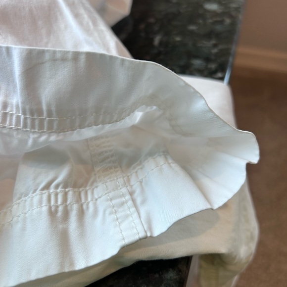 Vintage Y2K Banana Republic Low Rise Flare/Wide Leg 100% cotton pants. 8 Long - Picture 16 of 16